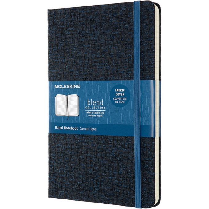 Блокнот MOLESKINE LIMITED EDITION BLEND LARGE, линейка, синий LCBD05QP060D
